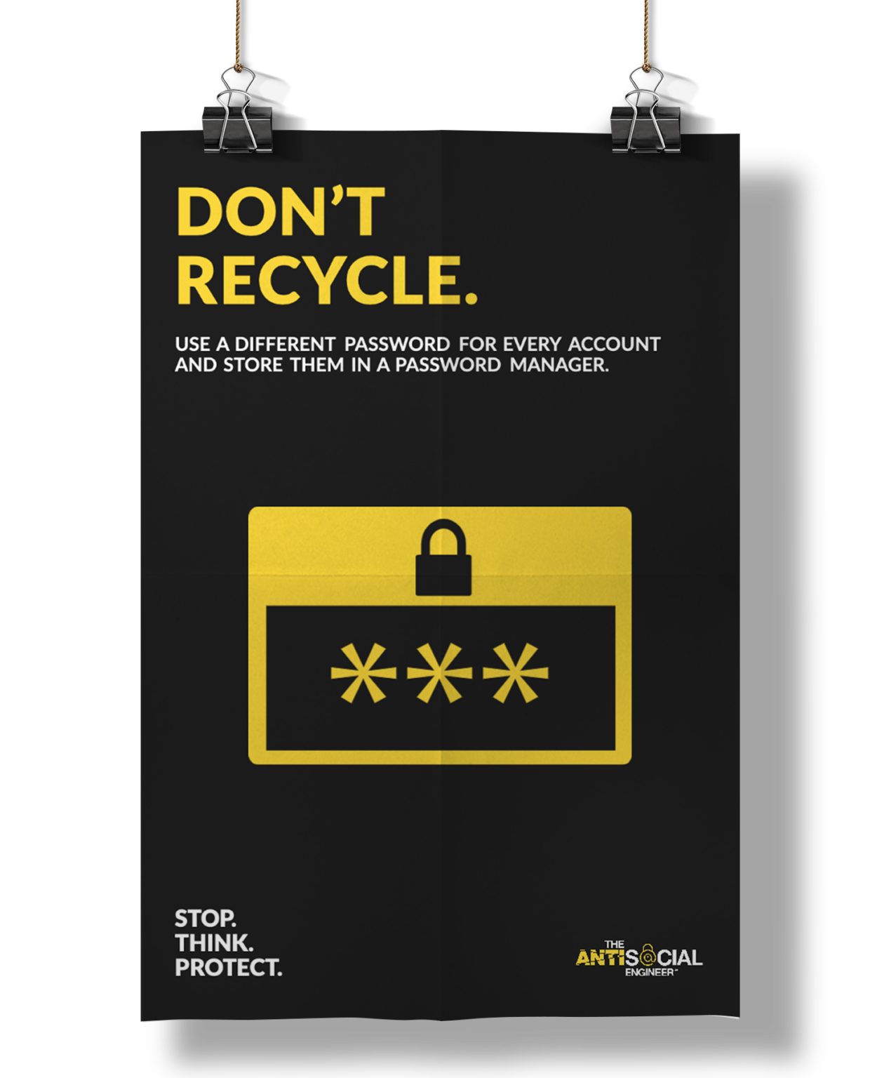 Stop Recycle Poster Knowledge Lab